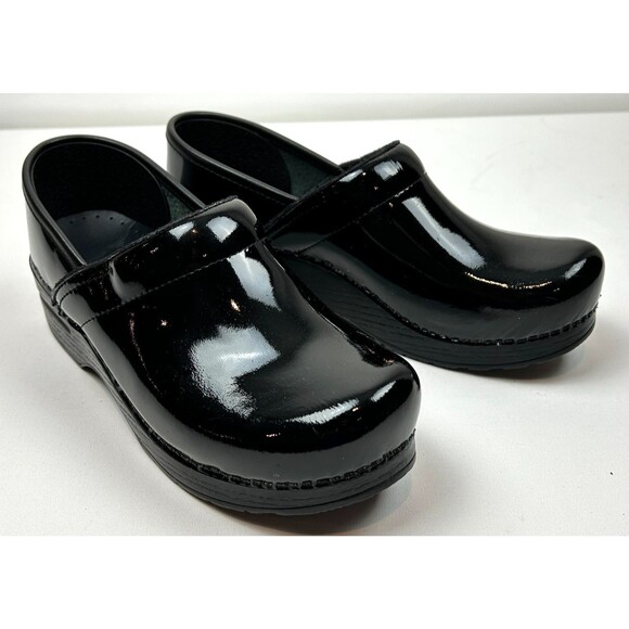 Dansko Professional Black Patent Leather Clog EU 39 US 8.5-9 - Picture 3 of 16
